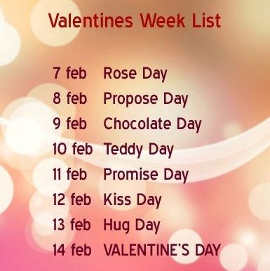 Featured image of post Days Of Valentine Week List