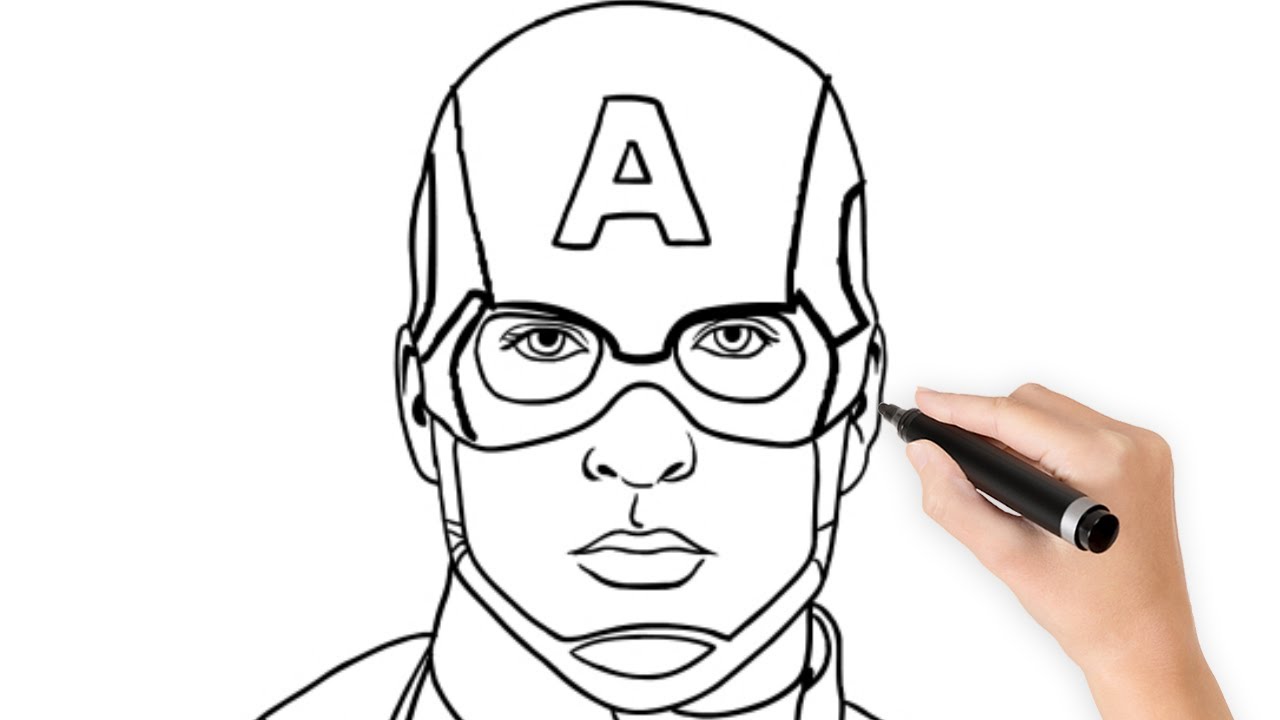 Featured image of post Dibujos De Capitan America A Lapiz Faciles