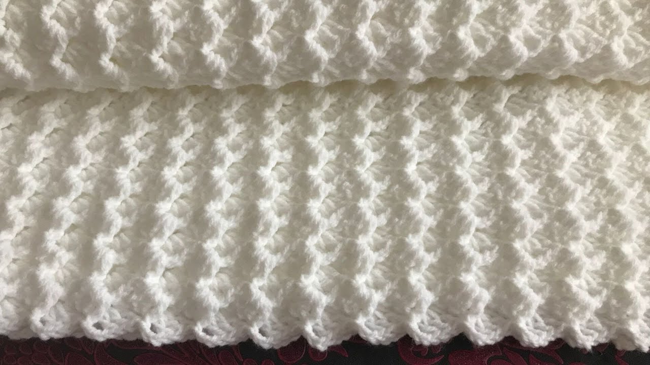 picture How To Crochet A Baby Blanket For Beginners Step By Step With Pictures tributary free beginner crochet baby