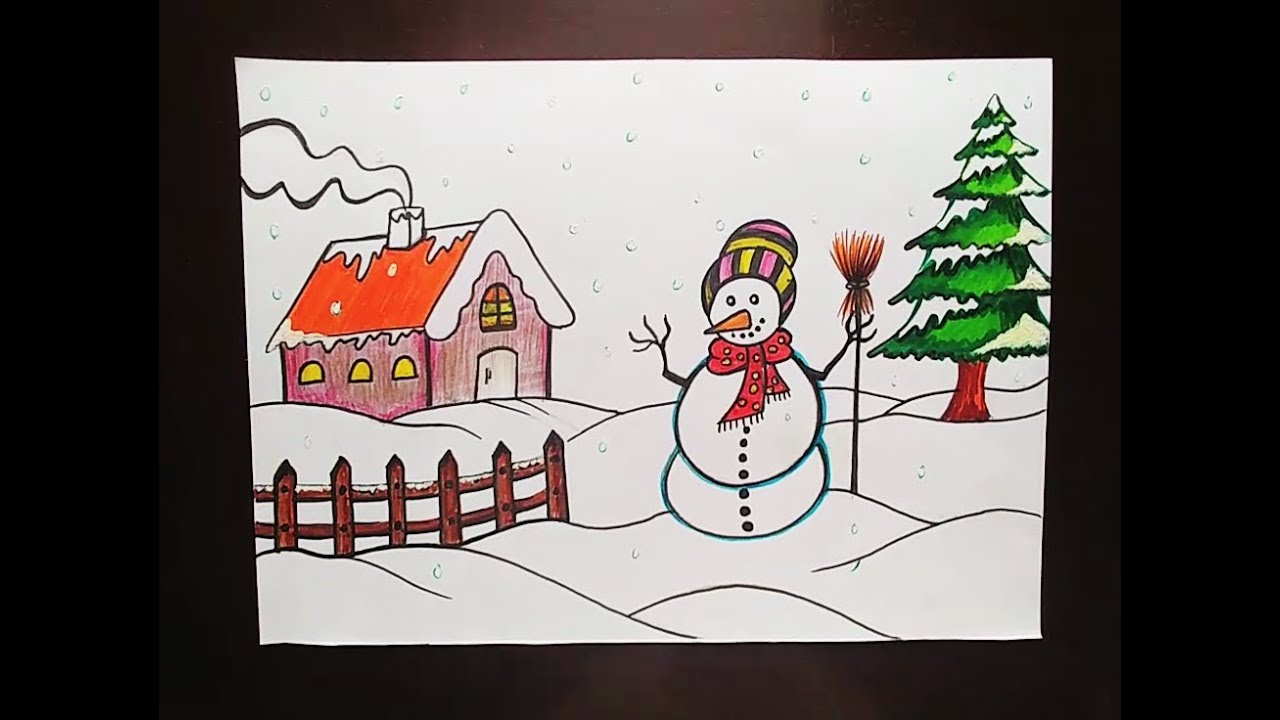 Featured image of post Simple Easy Winter Season Drawing