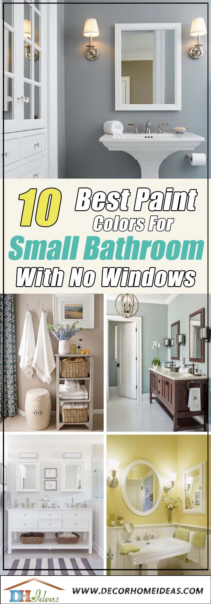 Featured image of post Small Bathroom Paint Ideas No Natural Light