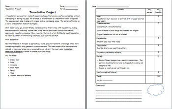 Featured image of post Tessellation Project Rubric